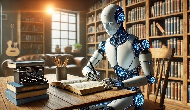 Yapay Zeka Kitap Görseli